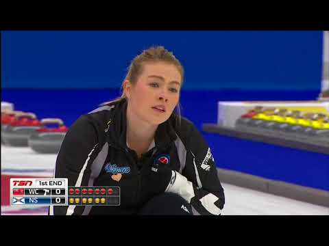 2018 Scotties Tournament of Hearts - Einarson (WC) vs. Arsenault (NS) - Semifinal