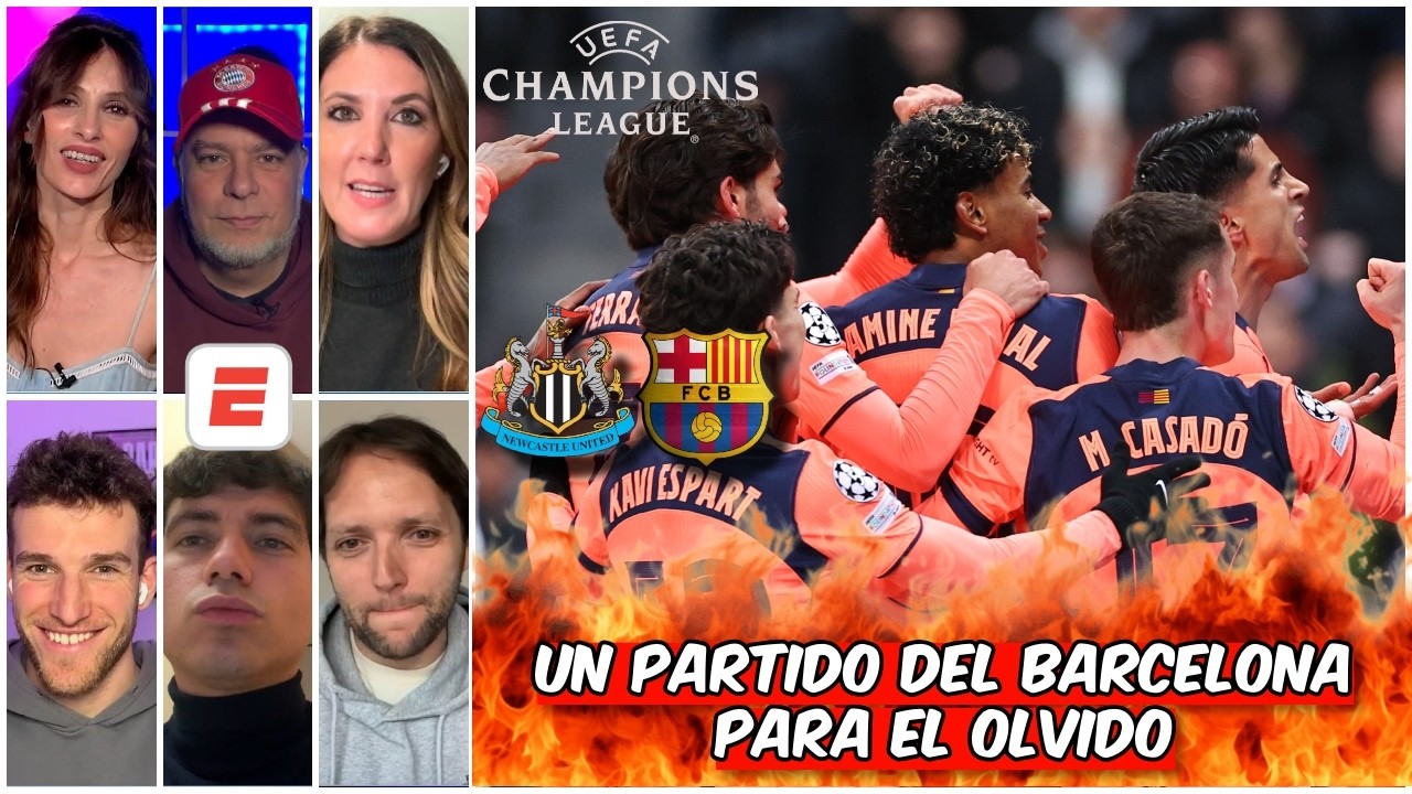 BARCELONA GANÓ a lo REAL MADRID: Con SUFRIMIENTO y SIN MERECERLO ante NEWCASTLE | Champions League