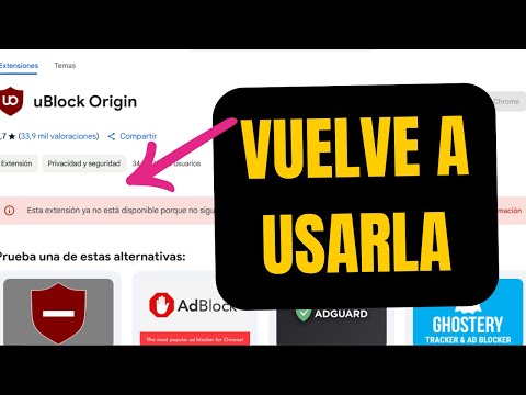 Google Chrome desactiva uBlock Origin: qué opciones quedan