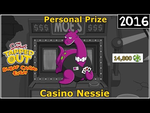 TSTO - Burns' Casino Event  | Casino Nessie | Personal Prize