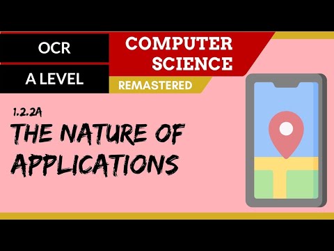 OCR A Level (H046-H446) The nature of applications
