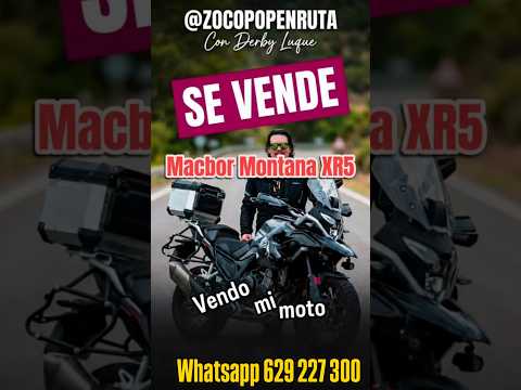 VENDO MI MACBOR XR5: ¡Oportunidad única de aventura! 🏍️💨 #shorts #moto