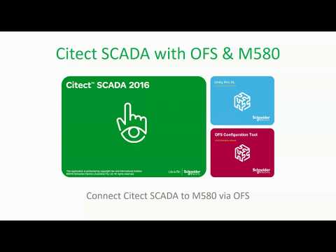 How to Setup Citect SCADA with OFS & M580 - SCADA Software Videos
