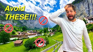 10 Tourist Mistakes to Avoid in Switzerland 🇨🇭 | A Local