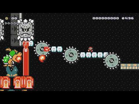 Jeff's Giant Mech Attack by Jeff - Super Mario Maker - No Commentary 1bo