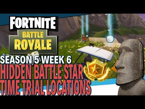 FORTNITE | Season 5 Week 6 Challenges | Hidden Battle Star and Time Trial locations