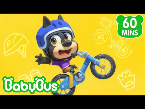 Capa de Vamos Aprender a Andar de Bicicleta | Detetive Labrador Compilação | Desenhos Animados 🐼 por BabyBus