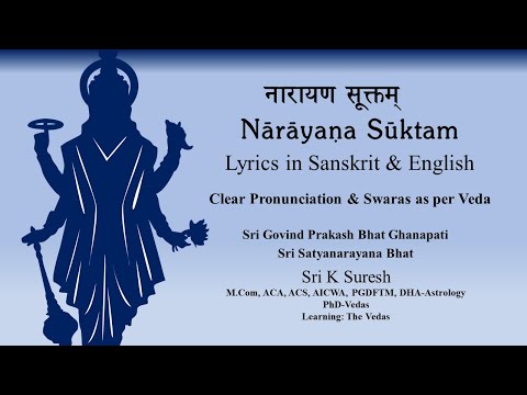 Narayana Suktam | PECULIAR Vedic Chant | Clear Pronunciation & Swaras | Sri K Suresh | Quiz Below