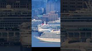 Classic Disney spin with another cruise ship getting close to the action
