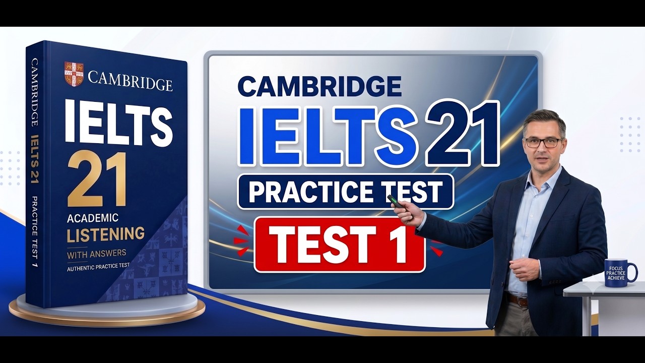 Cambridge IELTS 21 Academic Listening Test 1 | Full Answers & Transcript - YouTube video featuring the word widespread