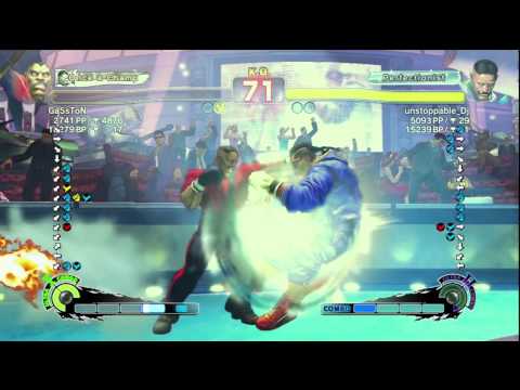 GaSsToN [Balrog] vs. unstoppable_Dj [Dudley] | SSF4 Arcade Edition