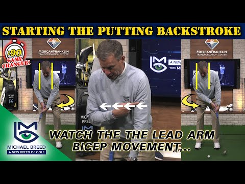 Starting The Putting Backstroke... a Simple Tip for Consistency... with Michael Breed!