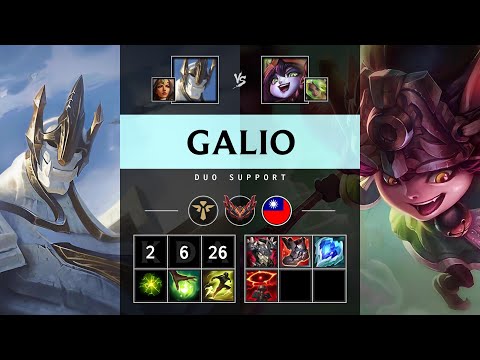 Galio Support vs Lulu - TW Grandmaster Patch 25.17
