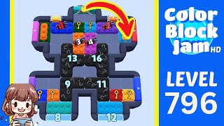 Soluzione del Livello 796 di Color Block Jam