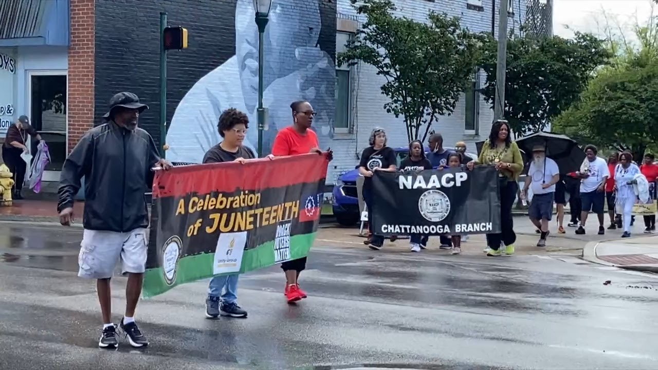 Chattanoogans continue Juneteenth celebration with parade and gala at Miller Park