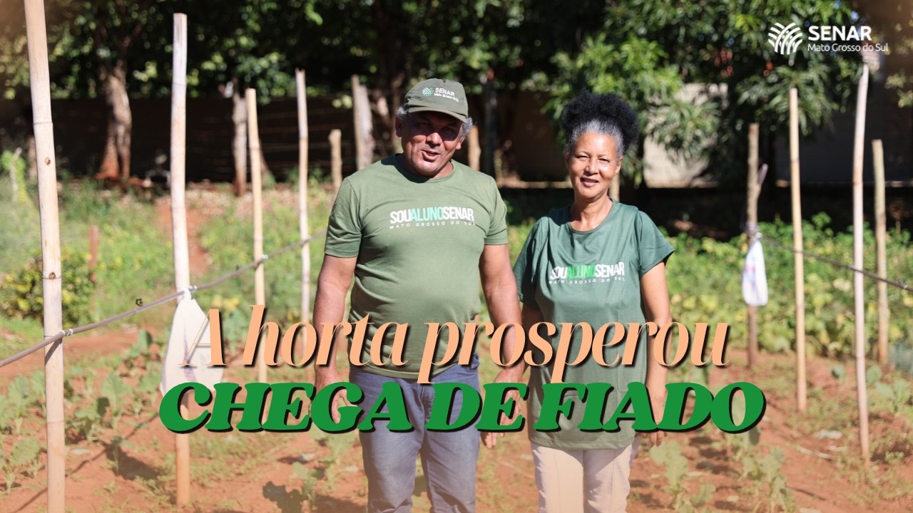 Eles saíram do fiado e recuperaram a renda da horta com o apoio do Senar/MS