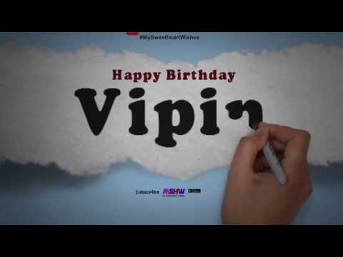 Happy Birthday Vipin | Whatsapp Status Vipin