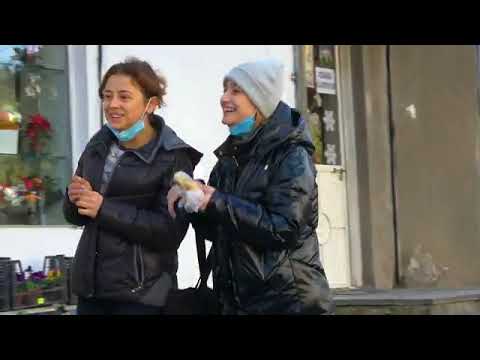 Invisible object falling from building