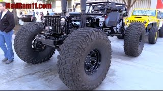 HUGE 1947 JEEP WILLYS  BUILT by BLACK OPS 4X4