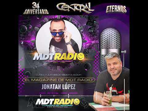 Pedro de Central en MDT radio hablando sobre el 34 Aniversario