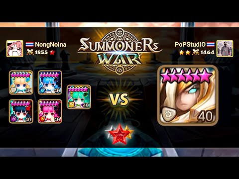 Mass OCCULT GIRLS vs GELDNIR in Summoners War