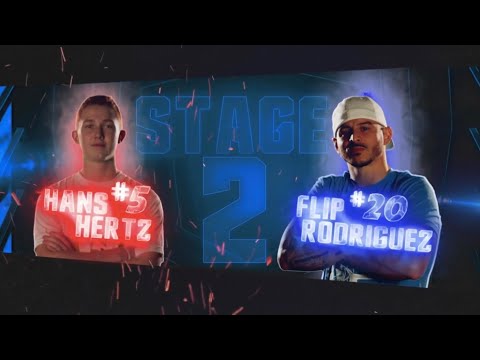 Hans Hertz vs. Flip Rodriguez - Stage 2 Race Fast Forward | American Ninja Warrior Season 15