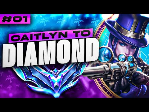 How to Play Caitlyn in Low Elo - Caitlyn Unranked to Diamond #1 | Caitlyn ADC Gameplay Guide