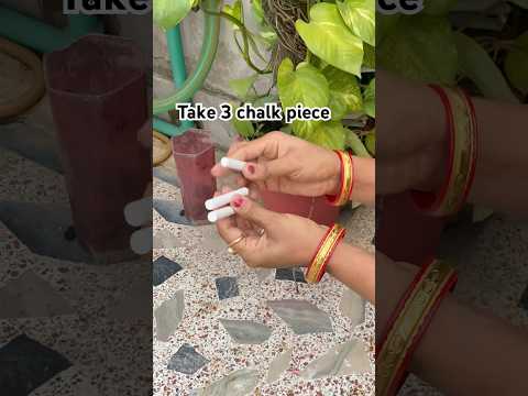 Use chalk for plants #tips #plants #growth #music #love #garden #chalk