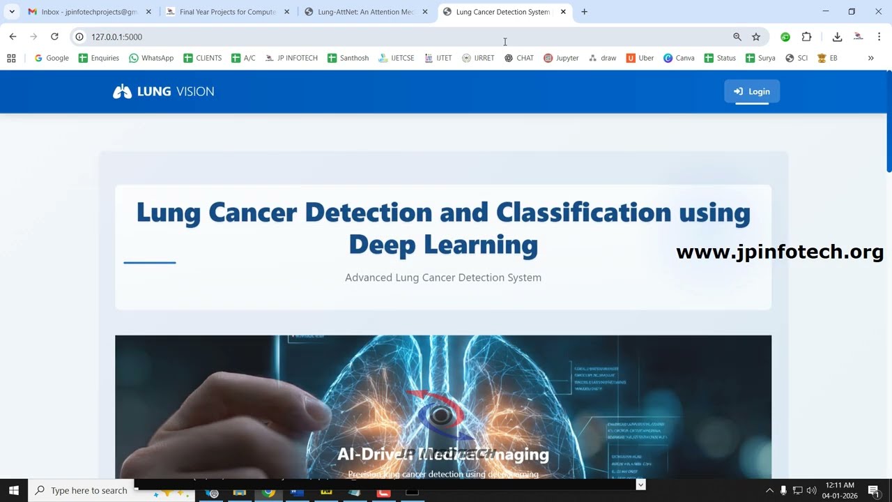 Lung Cancer Detection and Classification using Deep Learning | Python Machine Learning IEEE Project