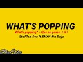 Stefflon Don - What's popping? ft BNXN fka Buju (Traduction Française 🇫🇷 & Lyrics)
