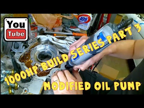 1000hp 2JZ Build Part 3 Modified Oil Pump