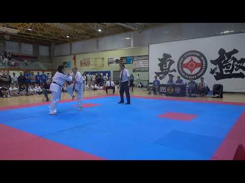 Spanish Open IKO1 Kyokushin Karate Toth Nikolett (HUN) vs Deidre Ualesi (UAE)