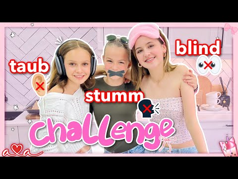 Blind 🙈 taub🙉 & stumm🙊 backen Challenge mit Liza und Xenia 🎀 Alles Ava