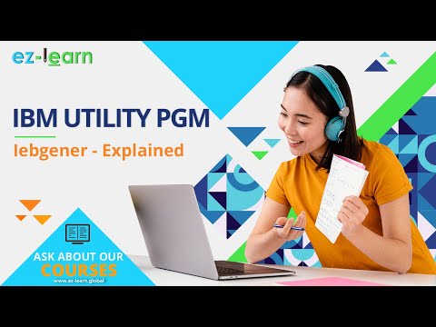 IBM UTILITY PROGRAM - IEBGENER Explanation