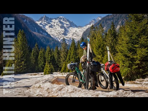 Na kole s lyžemi do Alp