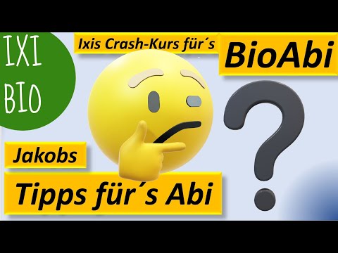 Jakobs Tipps für´s Biologie Abitur - mit Anwendungsaufgaben - ziemlich gut gemacht!
