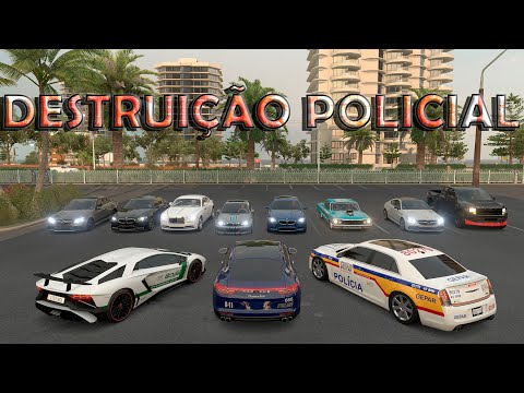 DESTRUIÇÃO POLICIAL!! FORZA HORIZON 3