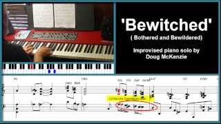 'Bewitched' (from Pal Joey) - solo jazz piano tutorial