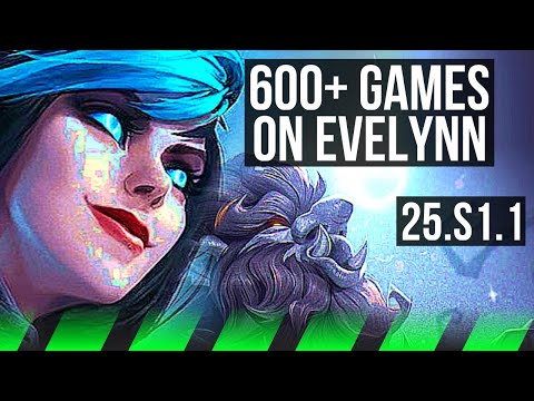 EVELYNN vs TRUNDLE (JGL) | 600+ games, Rank 10 Eve | VN Challenger | 25.S1.1
