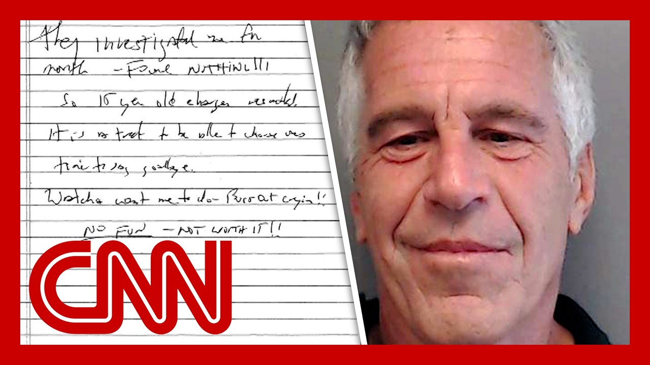 Epstein's alleged suicide note released by court order