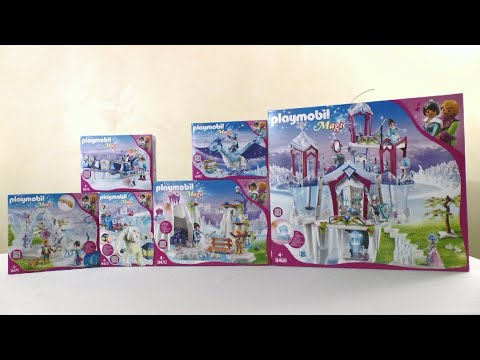 Unboxing Playmobil : Le palais de cristal (2018) – 9469, 9470, 9471, 9472, 9473, 9474