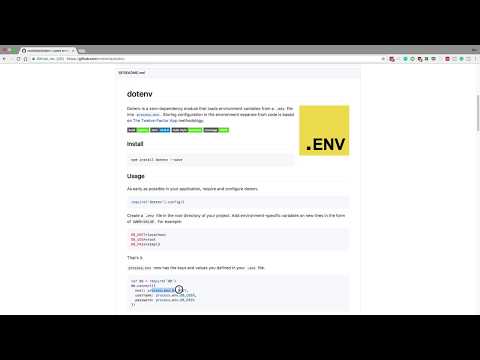 Environment Variables in Node js