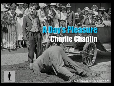 Charlie Chaplin - Stuck in Tar (A Day's Pleasure, 1919)