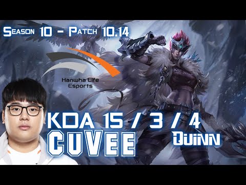 HLE CuVee QUINN vs YASUO Top - Patch 10.14 KR Ranked
