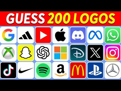 Guess The Logo in 3 Seconds Quiz 🔥🍏 | Can You Guess 200 Logos?