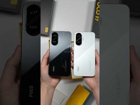 POCO F7 Black and White Unboxing!