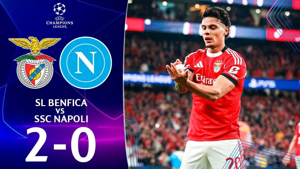 Benfica vs Napoli Video Highlights