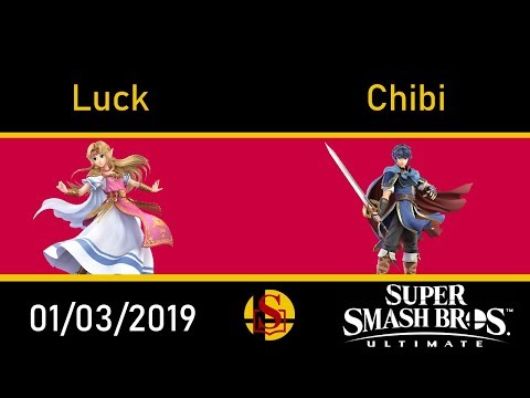 Luck (Zelda) vs Chibi (Marth, Lucina) | Smash at Allendale 01/03/2019
