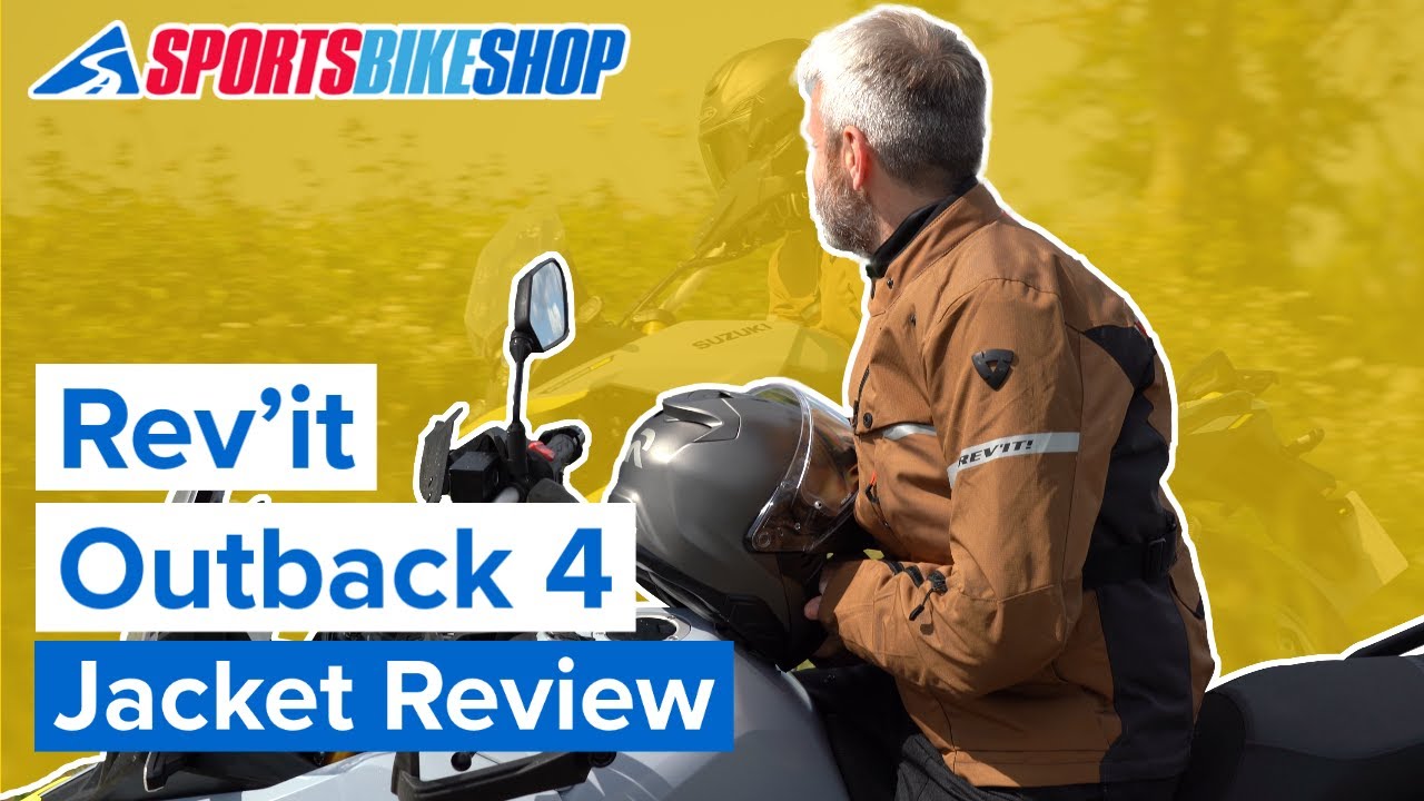 Rev'it Outback 4 H2O Textile Jacket - Black / Black Video
