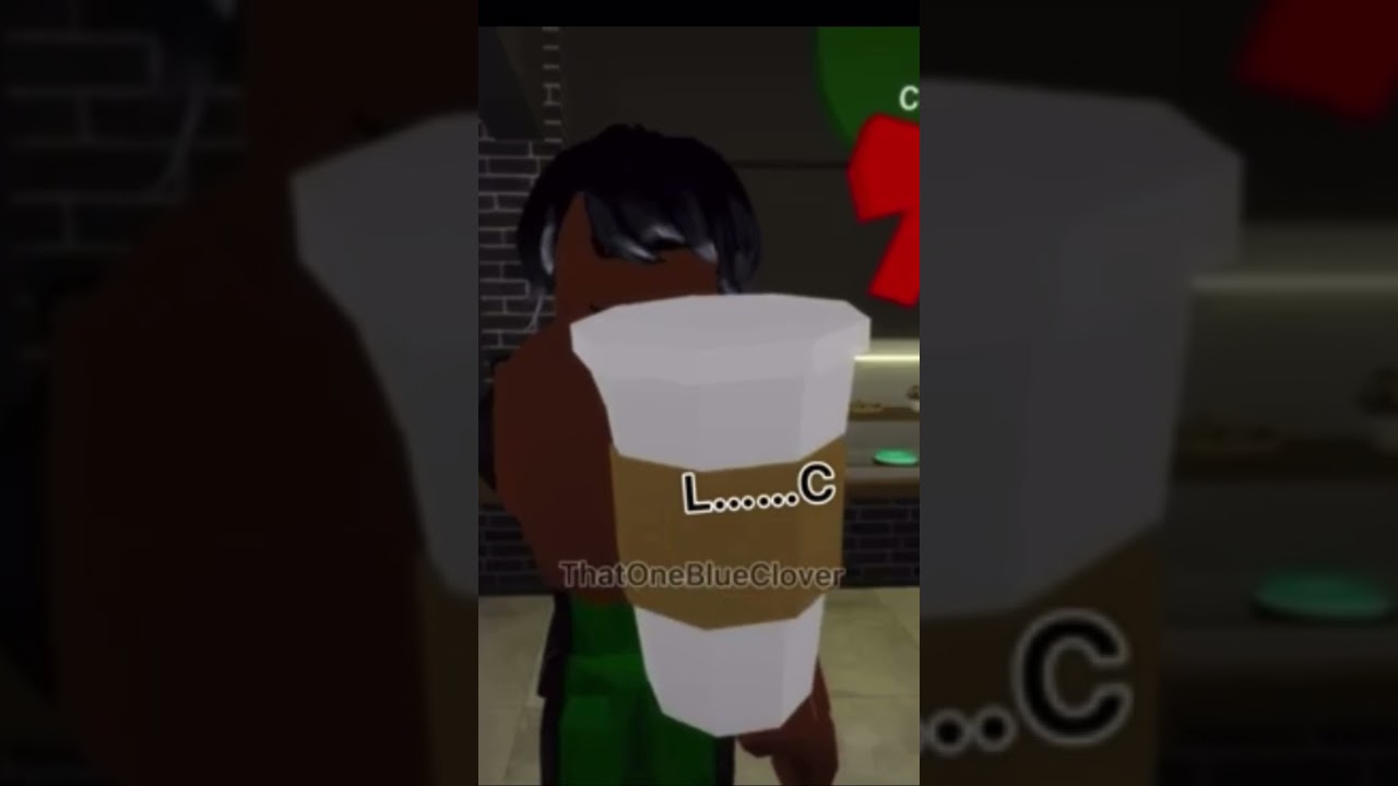 When Starbucks gets your NAME WRONG! 😂😂 #shorts #roblox